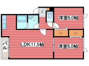 アイリスの物件間取画像